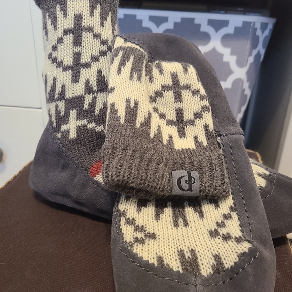 Pendleton Men's Jacquard Wool Knit Homestead Slide On Slipper Gift Tube NWOT - Picture 3 of 7